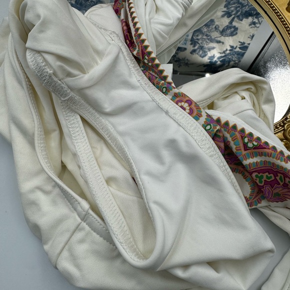 🆕 ZIMMERMANN 🧿 NWOT Teddy Paisley Plunge Bathing Suit, Sz 0 - MISSING BELT - Picture 16 of 16